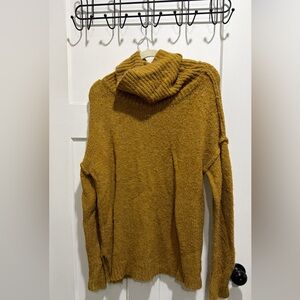 Cozy Mustard Knit Sweater